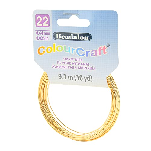 Beadalon ColourCraft Wire 22ga Gold 10yd Beadalon ColourCraft Wire 22ga Gold 10yd von Beadalon