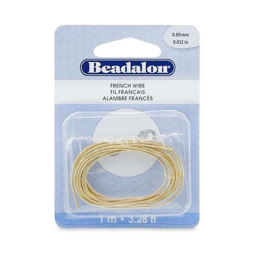 Beadalon French Wire Französischer Draht/Edelmetall, Kupfer, Goldfarben von Beadalon
