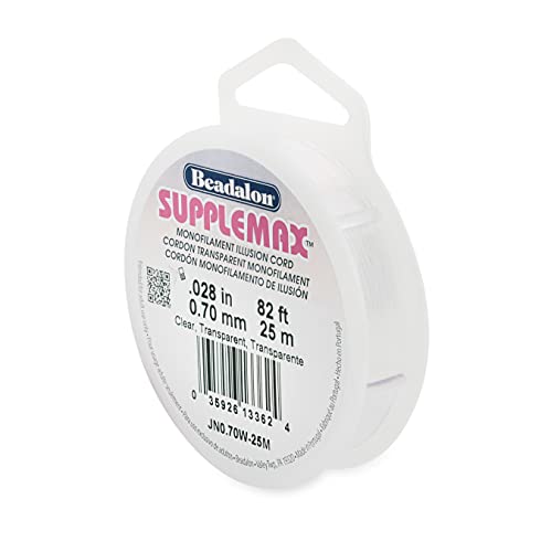Beadalon Monofile Illusionsschnur, Nylon, 0,7 mm/.28 in-25 m/82 ft Beadalon Monofile Illusionsschnur, Nylon, 0,7 mm/.28 in-25 m/82 ft von Beadalon
