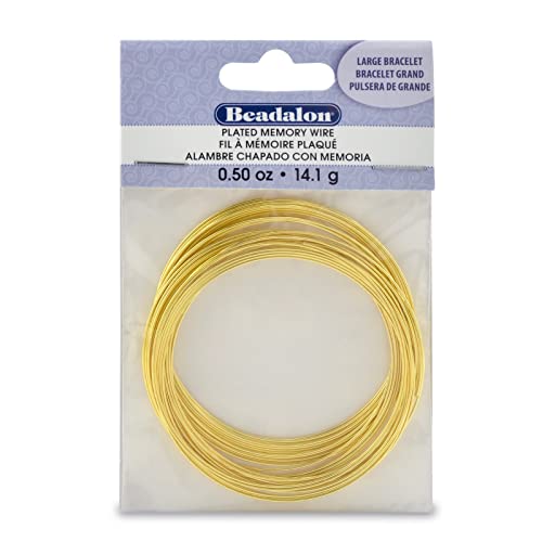 Beadalon Vergoldetes Memory-Draht-Armband, ca. 30 Schlaufen. Beadalon Vergoldetes Memory-Draht-Armband, ca. 30 Schlaufen. von Beadalon