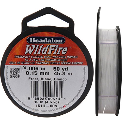 Beadalon WildFire, 0,20 mm, 45,7 m - Weiß - Schmuckdraht für Schmuckherstellung Beadalon WildFire, 0,20 mm, 45,7 m - Weiß - Schmuckdraht für Schmuckherstellung von Beadalon