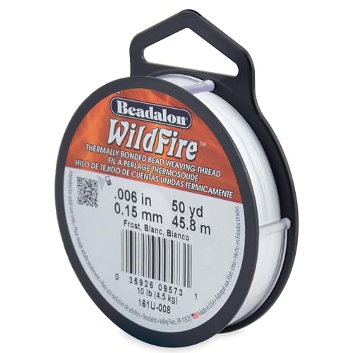 Beadalon Wildfire Bruchfestigkeit: 4,5 kg, Nylon, Polyester, Polypropylen, Frost, 0.01 inches Beadalon Wildfire Bruchfestigkeit: 4,5 kg, Nylon, Polyester, Polypropylen, Frost, 0.01 inches von Beadalon