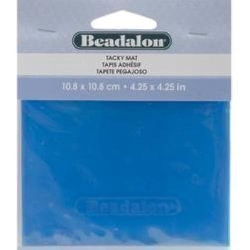 Bulk Buy: Beadalon Tacky Bead Matte 10,8 x 10,8 cm 1/Pkg blau 218h200 (3er Pack) von Beadalon