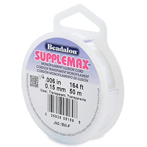 Supplemax - Beadalon Supplemax Illusion Schmuckfaden .006 "50m von Beadalon