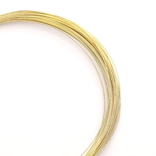 BEADIA 14 Karat vergoldeter Draht, 0,4 mm, 10 m, Perlenschnur für Armbänder, Halsketten, Charms, Perlen, Schmuckherstellung BEADIA 14 Karat vergoldeter Draht, 0,4 mm, 10 m, Perlenschnur für Armbänder, Halsketten, Charms, Perlen, Schmuckherstellung von Beadia