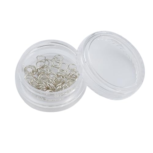 BEADIA Biegeringe aus 925er Sterlingsilber, 0,5 x 4 mm, 100 Stück, für Schmuckherstellung BEADIA Biegeringe aus 925er Sterlingsilber, 0,5 x 4 mm, 100 Stück, für Schmuckherstellung von Beadia