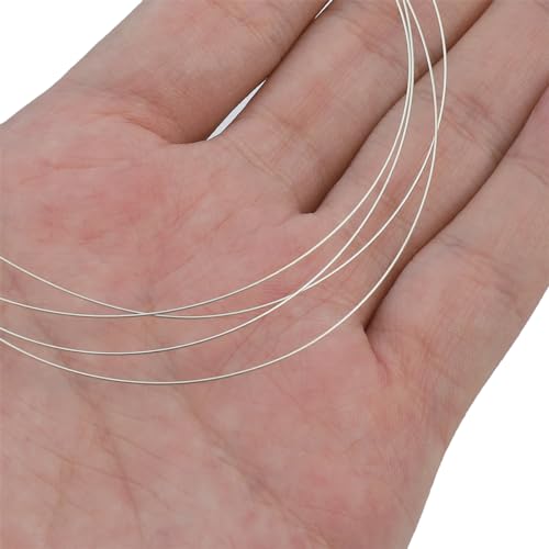 BEADIA Draht aus 925er-Sterlingsilber, 0,4 mm, 1 m, zur Schmuckherstellung BEADIA Draht aus 925er-Sterlingsilber, 0,4 mm, 1 m, zur Schmuckherstellung von Beadia