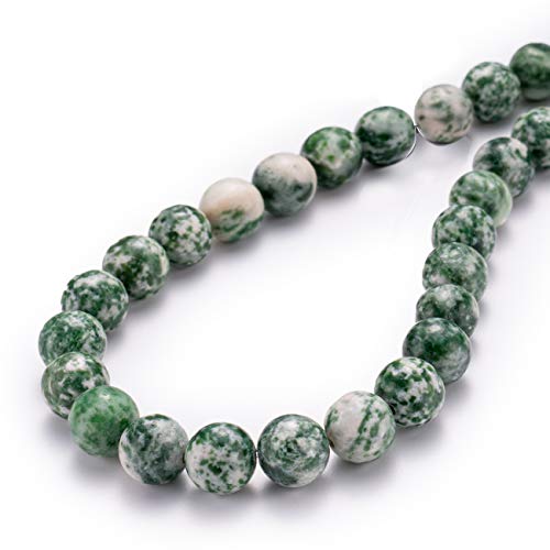 BEADIA Natürliche afrikanische Jade Stein Runde lose Halb-Edelstein-Perlen für Schmuckherstellung 8 mm 44 Stück BEADIA Natürliche afrikanische Jade Stein Runde lose Halb-Edelstein-Perlen für Schmuckherstellung 8 mm 44 Stück von Beadia
