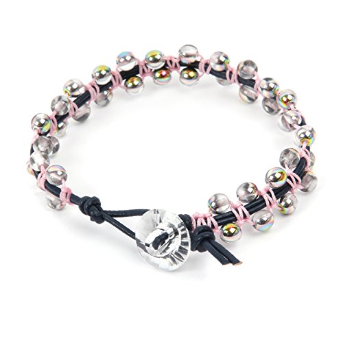 Beads Direct Pick n Mix Makramee-Armband-Set, transparent, Regenbogenfarben, 31 x 26 x 5,5 cm von Beads Direct