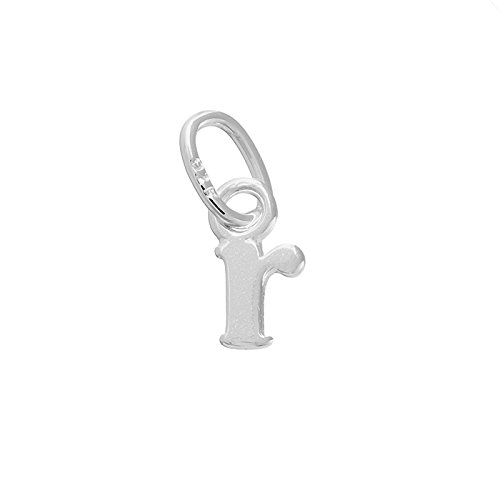 Alphabet Charm Kleinbuchstaben 'R' 925 Sterling Silber 8 x 3 mm Alphabet Charm Kleinbuchstaben 'R' 925 Sterling Silber 8 x 3 mm von BeadsJar