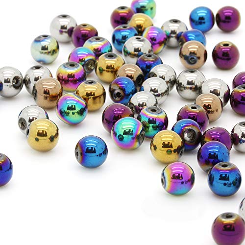 Beads Unlimited Galvanisierte Perlen, Mix, 8 mm von Beads Unlimited