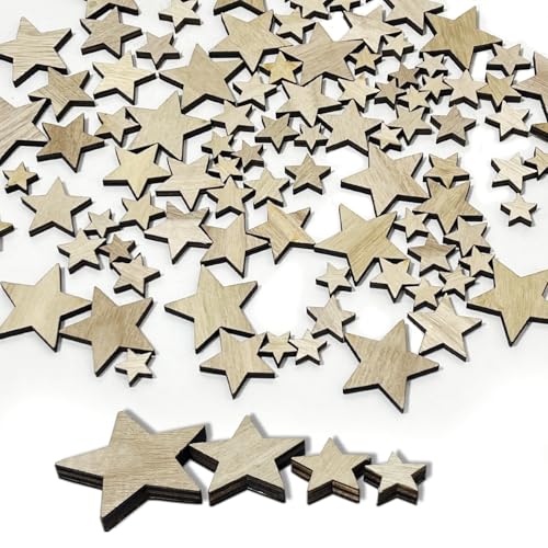 100 Stück Holzsterne zum Basteln Gemischt 1,5/2 /3/4 cm Streudeko Sterne Weihnachten Holz kleine Sterne, Tischdeko, Weihnachtsdeko, Natürliche Weihnachten Party DIY Handwerk 100 Stück Holzsterne zum Basteln Gemischt 1,5/2 /3/4 cm Streudeko Sterne Weihnachten Holz kleine Sterne, Tischdeko, Weihnachtsdeko, Natürliche Weihnachten Party DIY Handwerk von Beafaeur