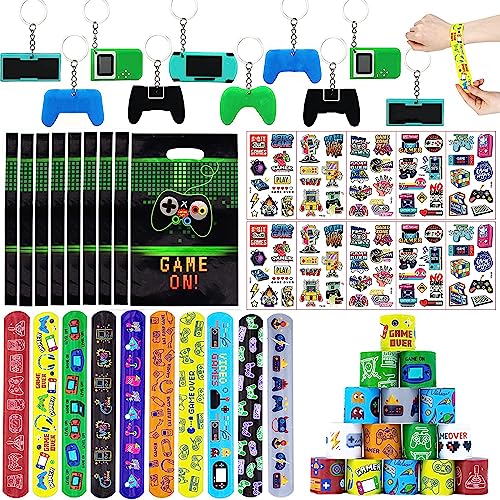 Beamely Party Mitgebsel Kindergeburtstag, 40 Stück Videospiel Spielzeuge mit Slap Armbänder, Aufklebern, Schlüsselanhänger, Candy Tüten für Jungen MädchenGeburtstagsgeschenk Favors Beamely Party Mitgebsel Kindergeburtstag, 40 Stück Videospiel Spielzeuge mit Slap Armbänder, Aufklebern, Schlüsselanhänger, Candy Tüten für Jungen MädchenGeburtstagsgeschenk Favors von Beamely