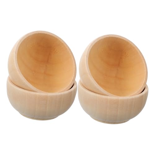 Beatifufu 1 Satz Teiliges Set Kleine Holzschalen Unvollendete Diy Holzspielzeuge Für Kreative Bastelprojekte Und Spielzeugküche Für Bastelfreunde 4 Stück Beatifufu 1 Satz Teiliges Set Kleine Holzschalen Unvollendete Diy Holzspielzeuge Für Kreative Bastelprojekte Und Spielzeugküche Für Bastelfreunde 4 Stück von Beatifufu