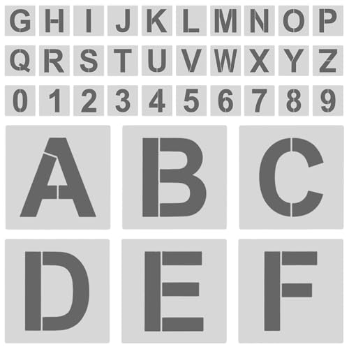 Beatifufu 1 Satz Wiederverwendbare Schablonen Set für Buchstaben und Zahlen Diy Lernvorlagen für Bastelarbeiten und Kreative Malaktivitäten Strapazierfähigem Kunststoff Teilig für Beatifufu 1 Satz Wiederverwendbare Schablonen Set für Buchstaben und Zahlen Diy Lernvorlagen für Bastelarbeiten und Kreative Malaktivitäten Strapazierfähigem Kunststoff Teilig für von Beatifufu