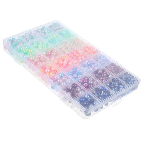 Beatifufu 1 Schachtel DIY Perlen für Armbänder Farben Perlen für Schmuckherstellung Basteln und Gestalten für Armbänder und Anhänger von Beatifufu