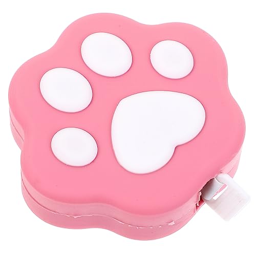 Beatifufu 1 Stück Cartoon Mini Maßband Katzenpfoten Design Tragbares Messwerkzeug für Körpermaße für Katzenliebhaber und Mode Zufällige Farbe Zufällige Farbe von Beatifufu