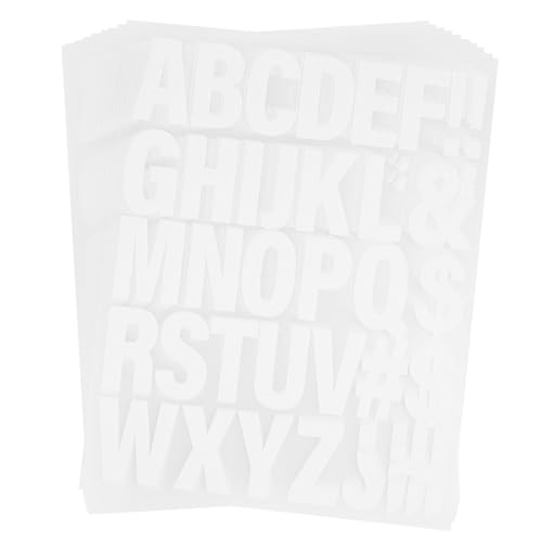 Beatifufu 10 Blatt Bügelbuchstaben Weiß Vinyl Wärmeübertragungsbuchstaben Zum Aufbügeln Für Kleidung Patches Alphabet Für Diy Kleidung Hüte Taschen Dekoration Beatifufu 10 Blatt Bügelbuchstaben Weiß Vinyl Wärmeübertragungsbuchstaben Zum Aufbügeln Für Kleidung Patches Alphabet Für Diy Kleidung Hüte Taschen Dekoration von Beatifufu