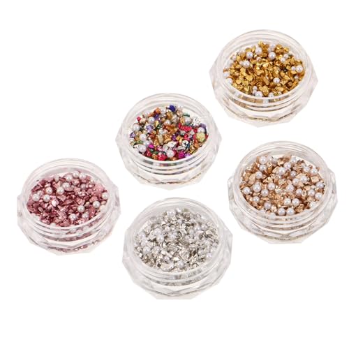 Beatifufu 10 Kartons Nail Charms Irregular Gems Crushed Stone Rhinestones Mini Pearls Nail Art Flakes Versatile Manicure Decor Accessories für Frauen Flakes Beatifufu 10 Kartons Nail Charms Irregular Gems Crushed Stone Rhinestones Mini Pearls Nail Art Flakes Versatile Manicure Decor Accessories für Frauen Flakes von Beatifufu
