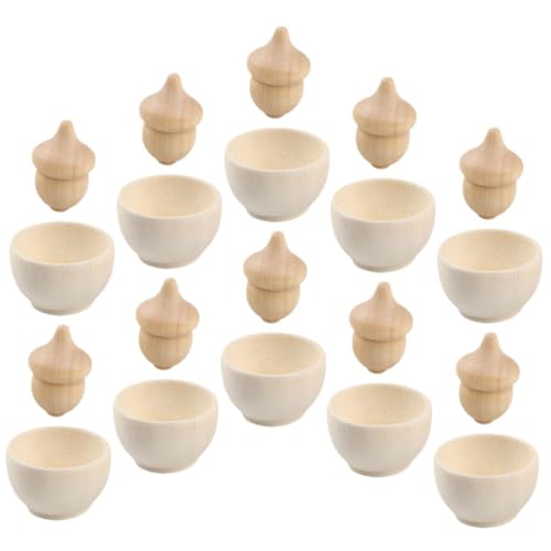 Beatifufu 10 Sätze Unbehandelte Holzschalen und Eicheln DIY Bastelset für Kreative Malvorlagen Glatte Oberfläche Sicher für Fördert Vorstellungskraft und Eltern Junge Mädchen Aktivitäten Beatifufu 10 Sätze Unbehandelte Holzschalen und Eicheln DIY Bastelset für Kreative Malvorlagen Glatte Oberfläche Sicher für Fördert Vorstellungskraft und Eltern Junge Mädchen Aktivitäten von Beatifufu