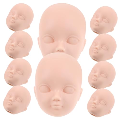 Beatifufu 10 Stück Anzieh Puppenkopf Puppenhaus Material Zum Üben Schminken Puppenköpfe Kleines Deko Zubehör Puppenhandwerk Kopfherstellung Babypuppenköpfe Puppenherstellungsköpfe Beatifufu 10 Stück Anzieh Puppenkopf Puppenhaus Material Zum Üben Schminken Puppenköpfe Kleines Deko Zubehör Puppenhandwerk Kopfherstellung Babypuppenköpfe Puppenherstellungsköpfe von Beatifufu