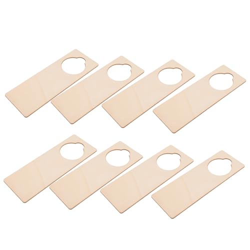Beatifufu 10 Stück Hängende Holzplaketten für Türdekoration Blanko DIY Malen Holzschild für Kreative Gestaltung zu Hause für Persönliche Botschaften und Graffiti von Beatifufu