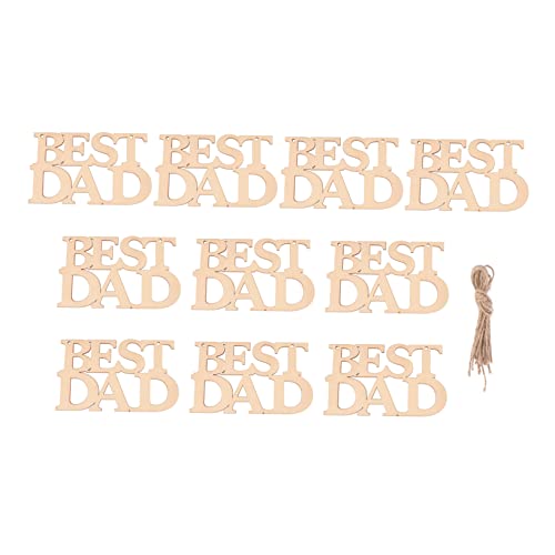 Beatifufu 10 Stück Holzanhänger Dad Dekorative Holzscheiben für Vatertag Einzigartiges Design für Väter Kreative Wohnaccessoires Teiliges Beatifufu 10 Stück Holzanhänger Dad Dekorative Holzscheiben für Vatertag Einzigartiges Design für Väter Kreative Wohnaccessoires Teiliges von Beatifufu