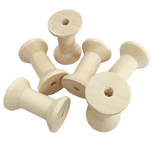 Beatifufu 10 Stück Leere Holzspulen Sanduhr Form Nähwerkzeuge zum Aufwickeln von Garn Fäden und Drähten für DIY Projekte und Bastelarbeiten Beatifufu 10 Stück Leere Holzspulen Sanduhr Form Nähwerkzeuge zum Aufwickeln von Garn Fäden und Drähten für DIY Projekte und Bastelarbeiten von Beatifufu