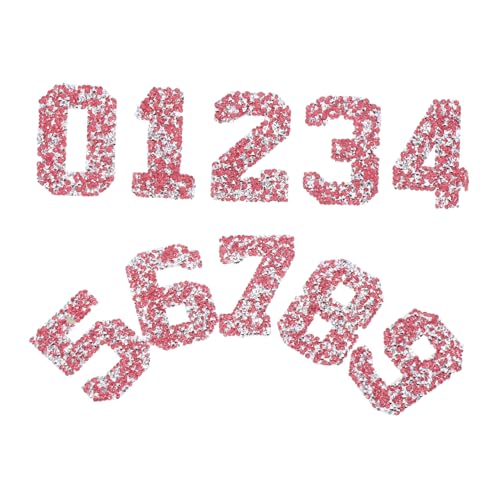 Beatifufu 10 Stück Strass Bügelbilder Zahlen Selbstklebende Glitzersteine für Diy Kleidung Taschen und Schuhe Waschbare Langlebige Applikationen zum Aufbügeln und Verzieren von Textilien Beatifufu 10 Stück Strass Bügelbilder Zahlen Selbstklebende Glitzersteine für Diy Kleidung Taschen und Schuhe Waschbare Langlebige Applikationen zum Aufbügeln und Verzieren von Textilien von Beatifufu