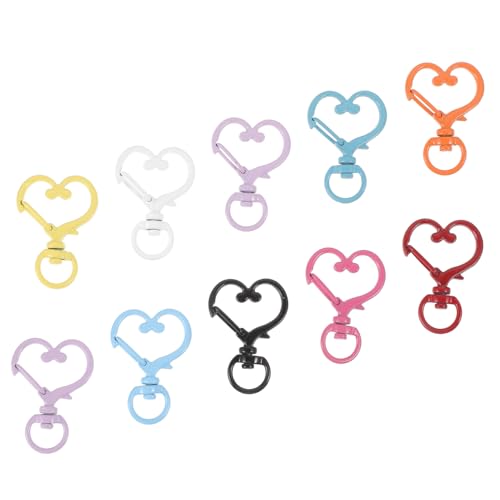 Beatifufu 10 Stück Teiliges Bunte Metall Hummerkarabiner Schlüsselanhänger Ringe für DIY Taschen Zubehör Abnehmbar Vielseitig für Handtaschen Gürtel Lederarmbänder und Bastelarbeiten Beatifufu 10 Stück Teiliges Bunte Metall Hummerkarabiner Schlüsselanhänger Ringe für DIY Taschen Zubehör Abnehmbar Vielseitig für Handtaschen Gürtel Lederarmbänder und Bastelarbeiten von Beatifufu