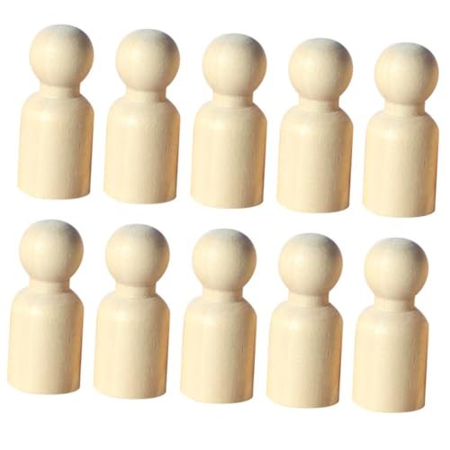 Beatifufu 10 Stück Teiliges DIY Mini Holzfiguren zum Bemalen Kreative Bastelmaterialien für Fördert Fantasie und Motorische Fähigkeiten Vielseitige Mini puppen für Individuelle Dekoration Beatifufu 10 Stück Teiliges DIY Mini Holzfiguren zum Bemalen Kreative Bastelmaterialien für Fördert Fantasie und Motorische Fähigkeiten Vielseitige Mini puppen für Individuelle Dekoration von Beatifufu