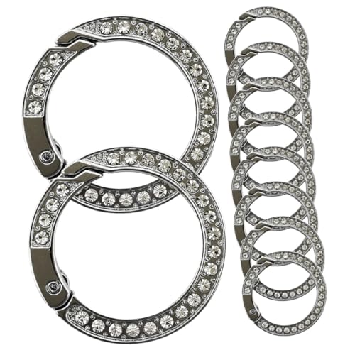 Beatifufu 10 Stück Teiliges DIY Schlüsselringe aus Langlebiger Legierung Einfache Metall Schlüsselanhänger für Auto Büroschlüssel Stabiler Ring für Kreative Bastelprojekte Leicht und Beatifufu 10 Stück Teiliges DIY Schlüsselringe aus Langlebiger Legierung Einfache Metall Schlüsselanhänger für Auto Büroschlüssel Stabiler Ring für Kreative Bastelprojekte Leicht und von Beatifufu