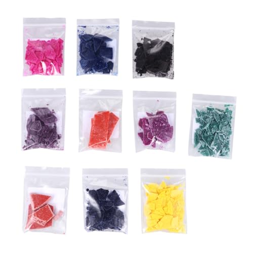 Beatifufu 10 Stück Teiliges DIY Sojawachs Färbeset für Kerzen Ungiftige Wachspigmente in Farben Farbintensiv und Hautfreundlich für Handgemachte Duftkerzen und Kreative Kerzenherstellung von Beatifufu