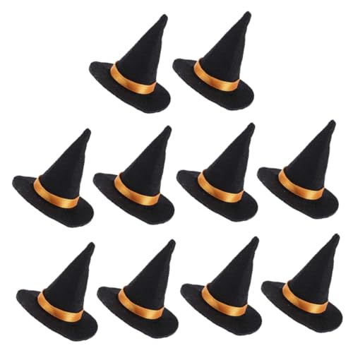 Beatifufu 10 Stück Teiliges Filz Hexenhüte Weinflaschen Dekoration Halloween Party Tischdeko Schwarz für Geburtstagsfeiern und Festliche Anlässe Beatifufu 10 Stück Teiliges Filz Hexenhüte Weinflaschen Dekoration Halloween Party Tischdeko Schwarz für Geburtstagsfeiern und Festliche Anlässe von Beatifufu