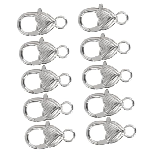 Beatifufu 10 Stück Teiliges Herz-karabiner-verschlüsse aus Sicherer Legierung Vintage-optik Leichter Kleiner Anhänger für Taschen Gürtel Diy-armbänder und Halsketten Vielseitiges Beatifufu 10 Stück Teiliges Herz-karabiner-verschlüsse aus Sicherer Legierung Vintage-optik Leichter Kleiner Anhänger für Taschen Gürtel Diy-armbänder und Halsketten Vielseitiges von Beatifufu