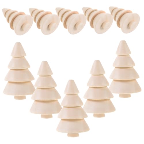 Beatifufu 10 Stück Teiliges Holz Weihnachtsbaum Deko zum Bemalen Naturbelassene Weihnachtsdekoration aus Holz Kleine Tannenbaum Ornamente für DIY Basteln Kompakt für Fenster Tisch und Kamin Beatifufu 10 Stück Teiliges Holz Weihnachtsbaum Deko zum Bemalen Naturbelassene Weihnachtsdekoration aus Holz Kleine Tannenbaum Ornamente für DIY Basteln Kompakt für Fenster Tisch und Kamin von Beatifufu