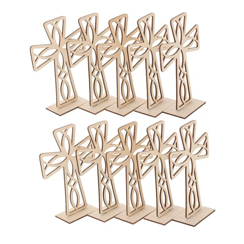 Beatifufu 10 Stück Teiliges Holzkreuz Deko Unfertiges Holzhandwerk DIY Bastelmaterial Wohn Bürodekoration Stilvolle Kreuzform für Weihnachtsdeko und Kreative Holzdeko Projekte Beatifufu 10 Stück Teiliges Holzkreuz Deko Unfertiges Holzhandwerk DIY Bastelmaterial Wohn Bürodekoration Stilvolle Kreuzform für Weihnachtsdeko und Kreative Holzdeko Projekte von Beatifufu