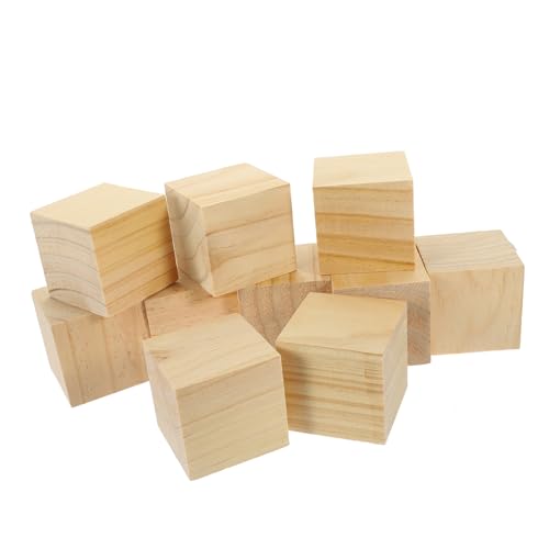 Beatifufu 10 Stück Teiliges Kleine Holzblöcke aus Naturbelassenem Birkenholz Quadratische Präzise Geschnittene Holzwürfel für DIY Bastelprojekte und Kreative Handwerksarbeiten Beatifufu 10 Stück Teiliges Kleine Holzblöcke aus Naturbelassenem Birkenholz Quadratische Präzise Geschnittene Holzwürfel für DIY Bastelprojekte und Kreative Handwerksarbeiten von Beatifufu