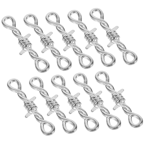 Beatifufu 10 Stück Teiliges Metall Schmuck Verbindung Verschlüsse DIY Halsketten Verschluss Langlebig Installieren Feine Politur für Armbänder und Schmuckherstellung Beatifufu 10 Stück Teiliges Metall Schmuck Verbindung Verschlüsse DIY Halsketten Verschluss Langlebig Installieren Feine Politur für Armbänder und Schmuckherstellung von Beatifufu