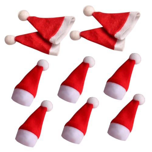 Beatifufu 10 Stück Teiliges Mini Weihnachtsmützen aus Filz Wiederverwendbare Lollipop Hüte für Candy Verpackung DIY Weihnachtsdeko für Zuhause Shop und Festliche Partys Beatifufu 10 Stück Teiliges Mini Weihnachtsmützen aus Filz Wiederverwendbare Lollipop Hüte für Candy Verpackung DIY Weihnachtsdeko für Zuhause Shop und Festliche Partys von Beatifufu
