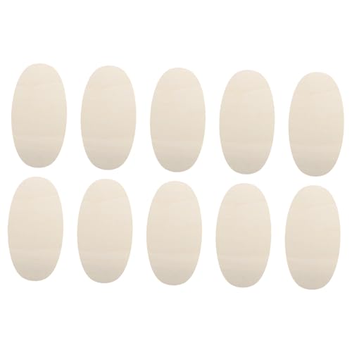 Beatifufu 10 Stück Teiliges Ovale Holzscheiben Naturbelassen Unvollendete Holzrohlinge mit Glatter Oberfläche zum Basteln Bemalen Brandmalen und DIY Dekorationen Beatifufu 10 Stück Teiliges Ovale Holzscheiben Naturbelassen Unvollendete Holzrohlinge mit Glatter Oberfläche zum Basteln Bemalen Brandmalen und DIY Dekorationen von Beatifufu