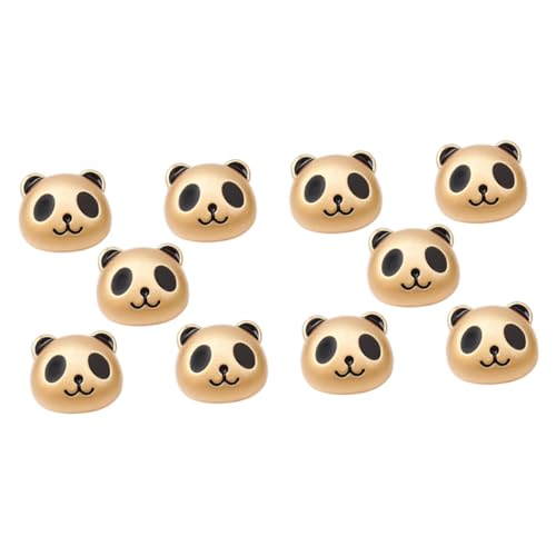 Beatifufu 10 Stück Teiliges Panda form Schmuckperlen Robuste DIY Schmuckzubehör für Vielseitige Bastelperlen für Armbänder Halsketten Haarschmuck Geschenkideen von Beatifufu