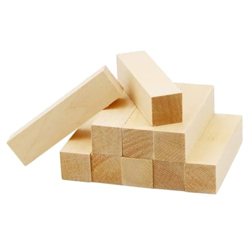 Beatifufu 10 Stück Teiliges Rechteckiger Holzbauklötze aus Hochwertigem Kiefernholz Glatte Oberfläche Leicht und Sicher für Schnitzen Basteln und DIY projekte für Erwachsene Beatifufu 10 Stück Teiliges Rechteckiger Holzbauklötze aus Hochwertigem Kiefernholz Glatte Oberfläche Leicht und Sicher für Schnitzen Basteln und DIY projekte für Erwachsene von Beatifufu