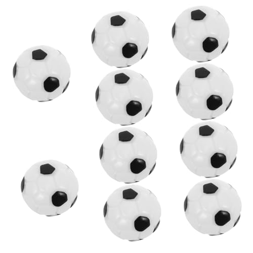 Beatifufu 10 Stück Teiliges Resin Fußball Charms Realistisches Design Leicht und Tragbar für DIY Schmuckherstellung Halsketten Armbänder Ohrringe als für Fußballfans von Beatifufu