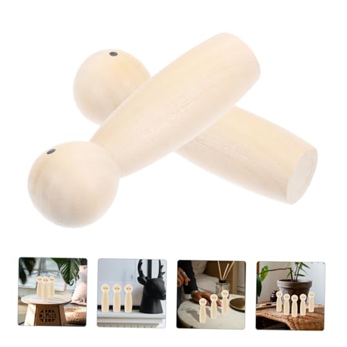 Beatifufu 10 Stück Teiliges Unbemalte Holzfiguren aus Glattem Naturholz Kindgerechte DIY Peg Puppen für Kreative Malprojekte Vielseitige Dekoration und Kinderbastelbedarf Beatifufu 10 Stück Teiliges Unbemalte Holzfiguren aus Glattem Naturholz Kindgerechte DIY Peg Puppen für Kreative Malprojekte Vielseitige Dekoration und Kinderbastelbedarf von Beatifufu
