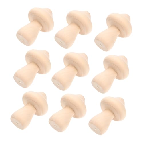 Beatifufu 10 Stück Teiliges Unlackierte Holzpilzmodelle DIY Bastelset für Graffiti Handwerk Ornament Natürliche Holzdeko für Wohn Kinderzimmer Beatifufu 10 Stück Teiliges Unlackierte Holzpilzmodelle DIY Bastelset für Graffiti Handwerk Ornament Natürliche Holzdeko für Wohn Kinderzimmer von Beatifufu