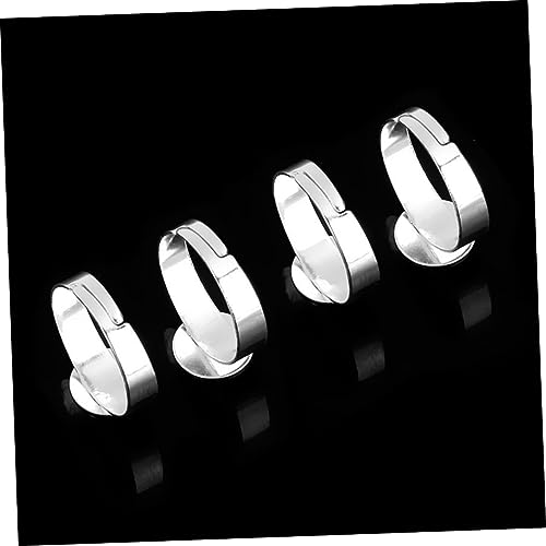 Beatifufu 10 Stück Teiliges Verstellbare Ringrohlinge Silberfarbene Lünette ohne Nickel Umweltfreundliche DIY Schmuckzubehör für Ringherstellung Vielseitig Anpassbare Ringbasis Beatifufu 10 Stück Teiliges Verstellbare Ringrohlinge Silberfarbene Lünette ohne Nickel Umweltfreundliche DIY Schmuckzubehör für Ringherstellung Vielseitig Anpassbare Ringbasis von Beatifufu