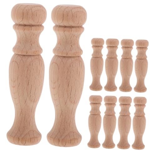 Beatifufu 10 Stück Unbemalte Holzsäulen für Möbelprojekte Handgefertigte Holzbaluster für Diy Treppen und Geländerdekoration Römische Säulen Beatifufu 10 Stück Unbemalte Holzsäulen für Möbelprojekte Handgefertigte Holzbaluster für Diy Treppen und Geländerdekoration Römische Säulen von Beatifufu