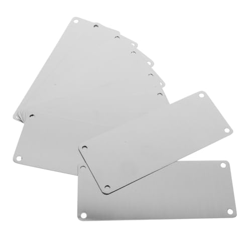 Beatifufu 10 Teiliges Edelstahl Namensschild Starke Metallplatte mit Löchern Blanko Türschild für Beschriftung und Gravur Rostfrei Vielseitig für Gewerbe und Zuhause Beatifufu 10 Teiliges Edelstahl Namensschild Starke Metallplatte mit Löchern Blanko Türschild für Beschriftung und Gravur Rostfrei Vielseitig für Gewerbe und Zuhause von Beatifufu