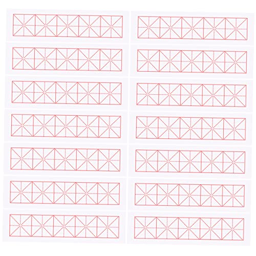 Beatifufu 100 Blatt Kalligraphie Papier für Chinesische Zeichen Gitter Hochwertiges Übungspapier für Anfänger Geeignet für Kalligraphie und Schreiben Weißes Reispapier von Beatifufu